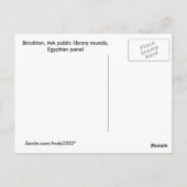 WPAの壁画2の~の郵便はがき ポストカード (裏面)