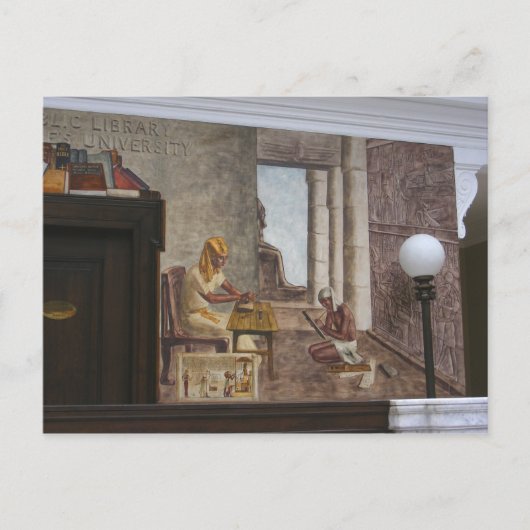 WPAの壁画2の~の郵便はがき ポストカード (正面)