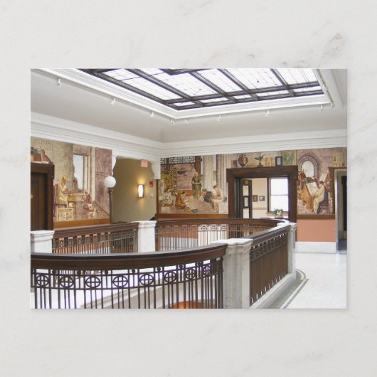 WPAの壁画9の~の郵便はがき ポストカード (正面)