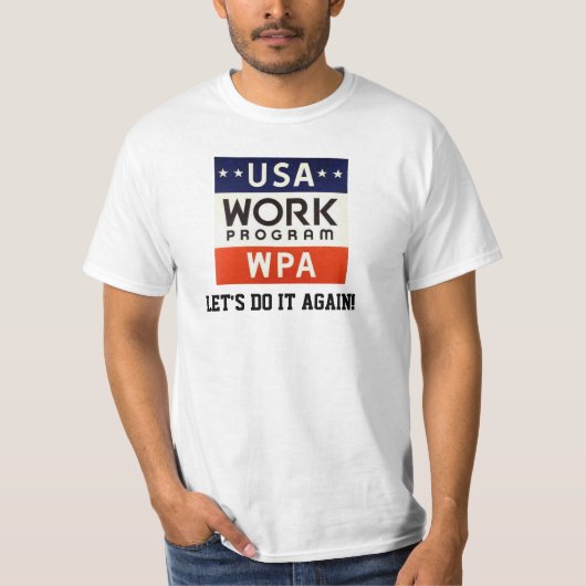 WPAはProgrerss Adminを働かせます。 それをまたやろう! Tシャツ (正面)