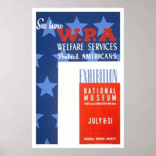 WPAアメリ保護カ人1941 WPA ポスター (正面)