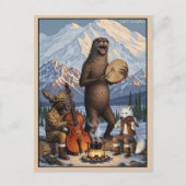 WPAアート Alaska ポストカード (正面)