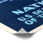 WPAポスターイエローストーン国立公園 ポスター (角)