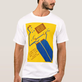 WPAポスター人の軽く短い袖のTシャツ Tシャツ