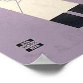 WPAポスター、理容師ショップカルテット、パープル ポスター (角)