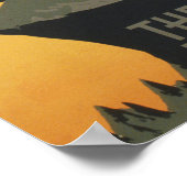 WPAヴィンテージ国立公園野生生物旅行 ポスター (角)