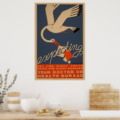 WPAヴィンテージ正常性ポスターの予定 ポスター (キッチン)