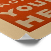 WPAヴィンテージ正常性ポスターの予定 ポスター (角)