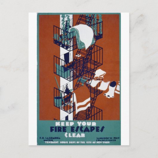 WPAヴィンテージ ポストカード (正面)