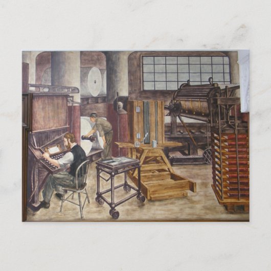 WPA壁画7 ~はがき ポストカード (正面)