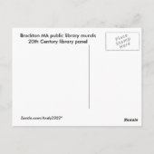 WPA壁画8 ~はがき ポストカード (裏面)