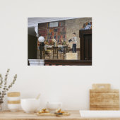 WPA壁画8 toプリント ポスター (キッチン)