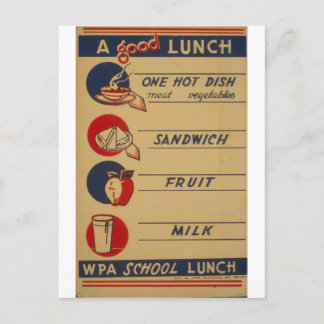 WPA – いいランチ ポストカード