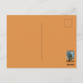 WPA アリゾナ サボテンキャット ポストカード (裏面)