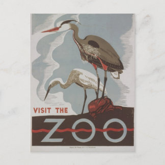 WPA – 動物園 ポストカード