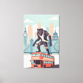 WPA art inspired London canvas print キャンバスプリント (正面)