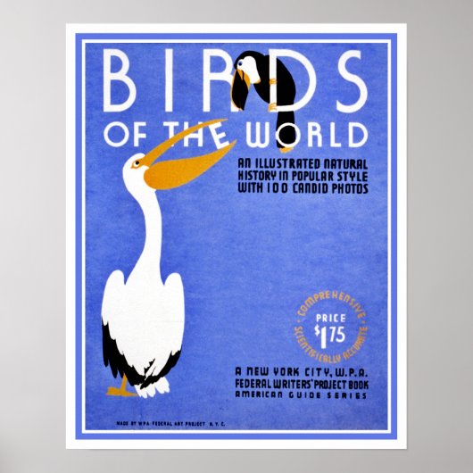 WPA Birds of the World 広告's ポスター (正面)