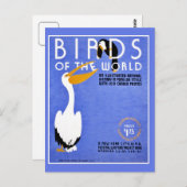 WPA Birds of the World 広告's ポストカード (正面/裏面)