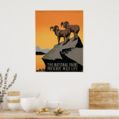 WPA Poster for National Parks ポスター (キッチン)