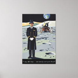 WPA poster style funny canvas print キャンバスプリント