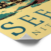 WPA Vintage Travel Poster, See America Arches ポスター (角)