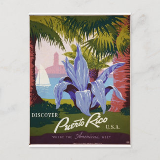 WPA - Visit Puerto Rico ポストカード