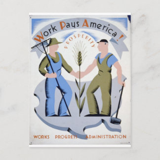 WPA - Work America ポストカード