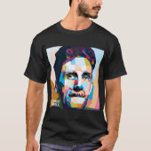 WPAPの抽象芸術のパートGeorge Orwell Tシャツ (正面)