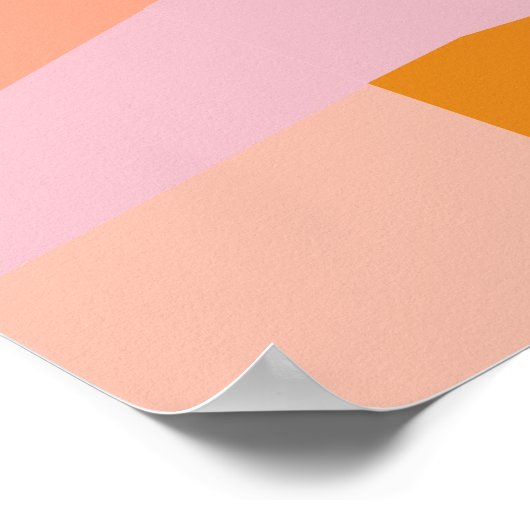 WPAPの抽象芸術馬 ポスター (角)