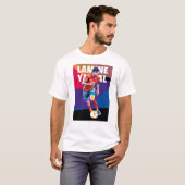 WPAPスタイルのラミン・ヤマル Tシャツ (正面フル)