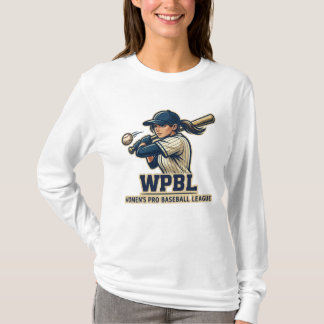 WPBL女子プロ野球リーグのマスコットデザイン Tシャツ
