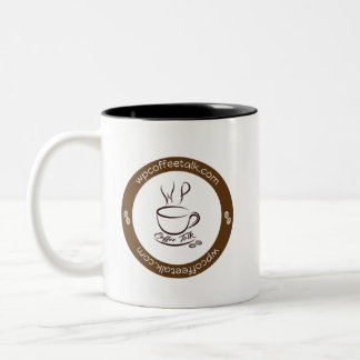 WPCoffeTalk Mug （両側のロゴ） ツートーンマグカップ