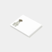 WPGワイヤ毛の指差しドッグポストイットメモ ポストイット (アングル)