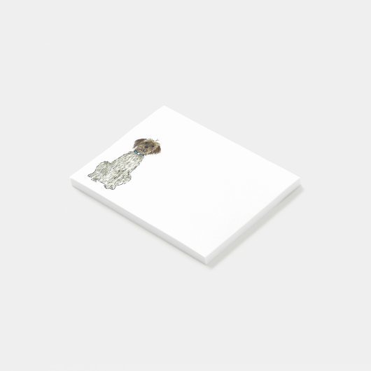 WPGワイヤ毛の指差しドッグポストイットメモ ポストイット (アングル)