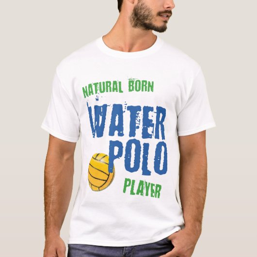 WPolo自然な生まれるプレーヤー Tシャツ (正面)