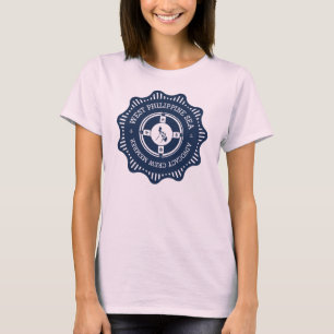 WPSクルーメンバーバッジスターはっきりしたレディースギア Tシャツ
