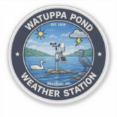WPWS ビニールステッカー シール (正面)