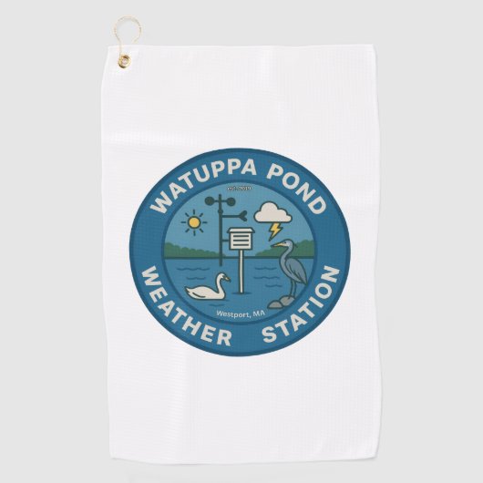 WPWS Golf Towel ゴルフタオル (正面)