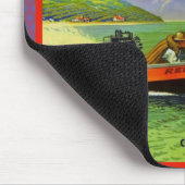 WQのマウスパッド:  船外りんご-湖Chelan マウスパッド (コーナー)