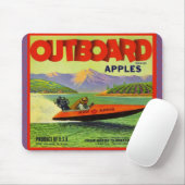 WQのマウスパッド:  船外りんご-湖Chelan マウスパッド (マウス)