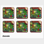 WQステッカーLG: Emperor Pepper Crate Label スクエアシール (シート)