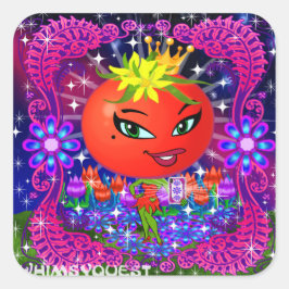 WQソーシートマト「Say Cheese」スタンプ スクエアシール