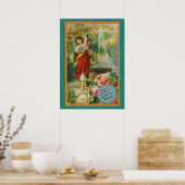 WQポスター:噴水少女 ポスター (キッチン)