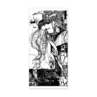 WQラバースタンプ: HJフォードプリンセスが手紙を取得 ラバースタンプ