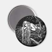 WQ MAGNET : Long Fold Maiden マグネット (正面/裏面)