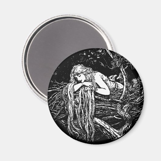 WQ MAGNET : Long Fold Maiden マグネット (正面/裏面)