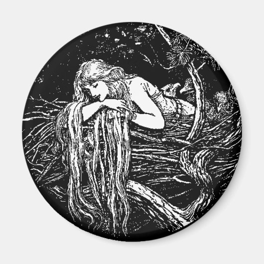 WQ MAGNET : Long Fold Maiden マグネット (正面)