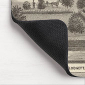 WRブロッジット& GCドーブナーの農場と住居 マウスパッド (コーナー)