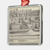 WR Blodgett及びGC Daubnerの農場そして住宅 メタルオーナメント (左)