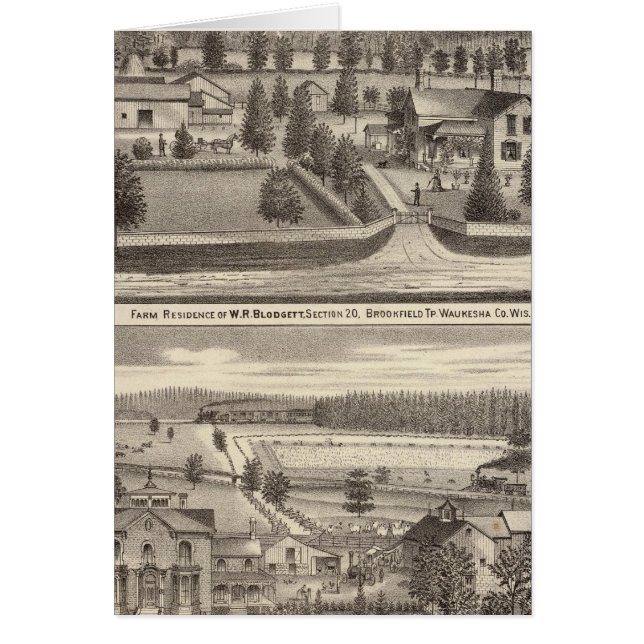 WR Blodgett & GC Daubnerの農場と住居 (正面)